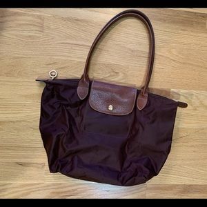 Small Brown Longchamp Tote- Excellent Condition